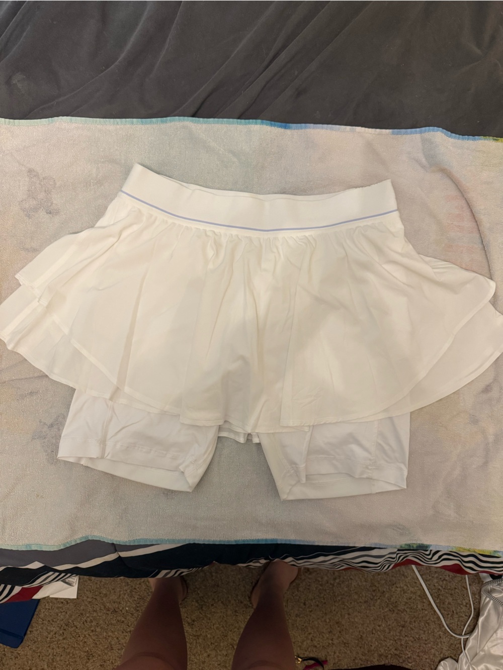 lululemon athletica White Layered Tennis Skort